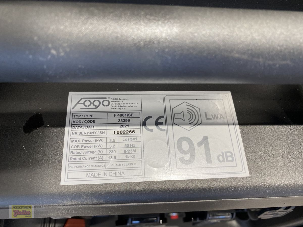 Stromgenerator of the type Sonstige FOGO Inverter 4 KVA, Neumaschine in Kötschach (Picture 5)