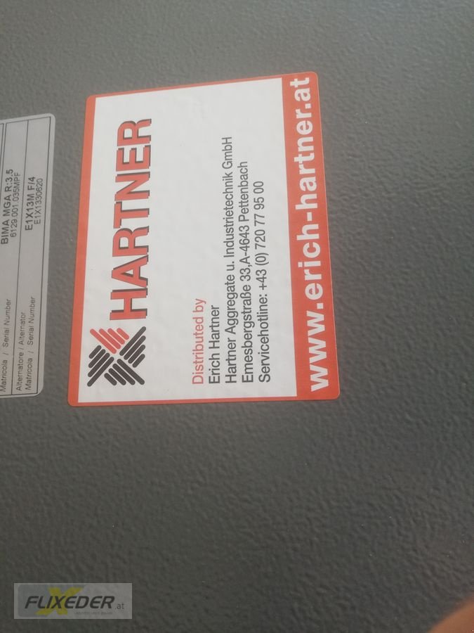 Stromgenerator of the type Sonstige Hartner IP23 16KVA 1500U/MIN, Neumaschine in Pattigham (Picture 2)