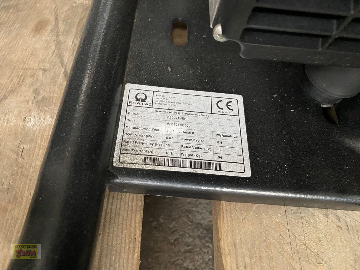 Stromgenerator of the type Sonstige Pramac 8000 mit Gasantrieb, Gebrauchtmaschine in Kötschach (Picture 10)