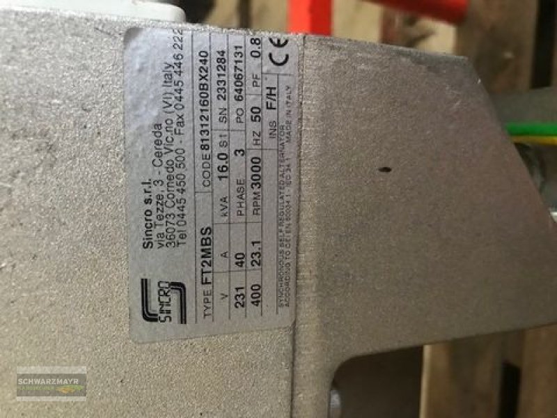 Stromgenerator typu Sonstige Sincro FT2MBS Privatverkauf, Gebrauchtmaschine v Aurolzmünster (Obrázek 5)