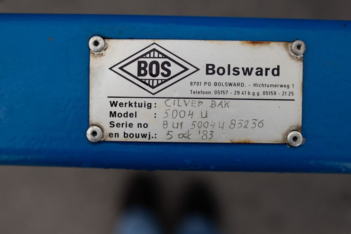 System zur Flächenvermessung des Typs Sonstige Bos 5004 kilverbak dozerbak, Gebrauchtmaschine in Grijpskerk (Bild 8)