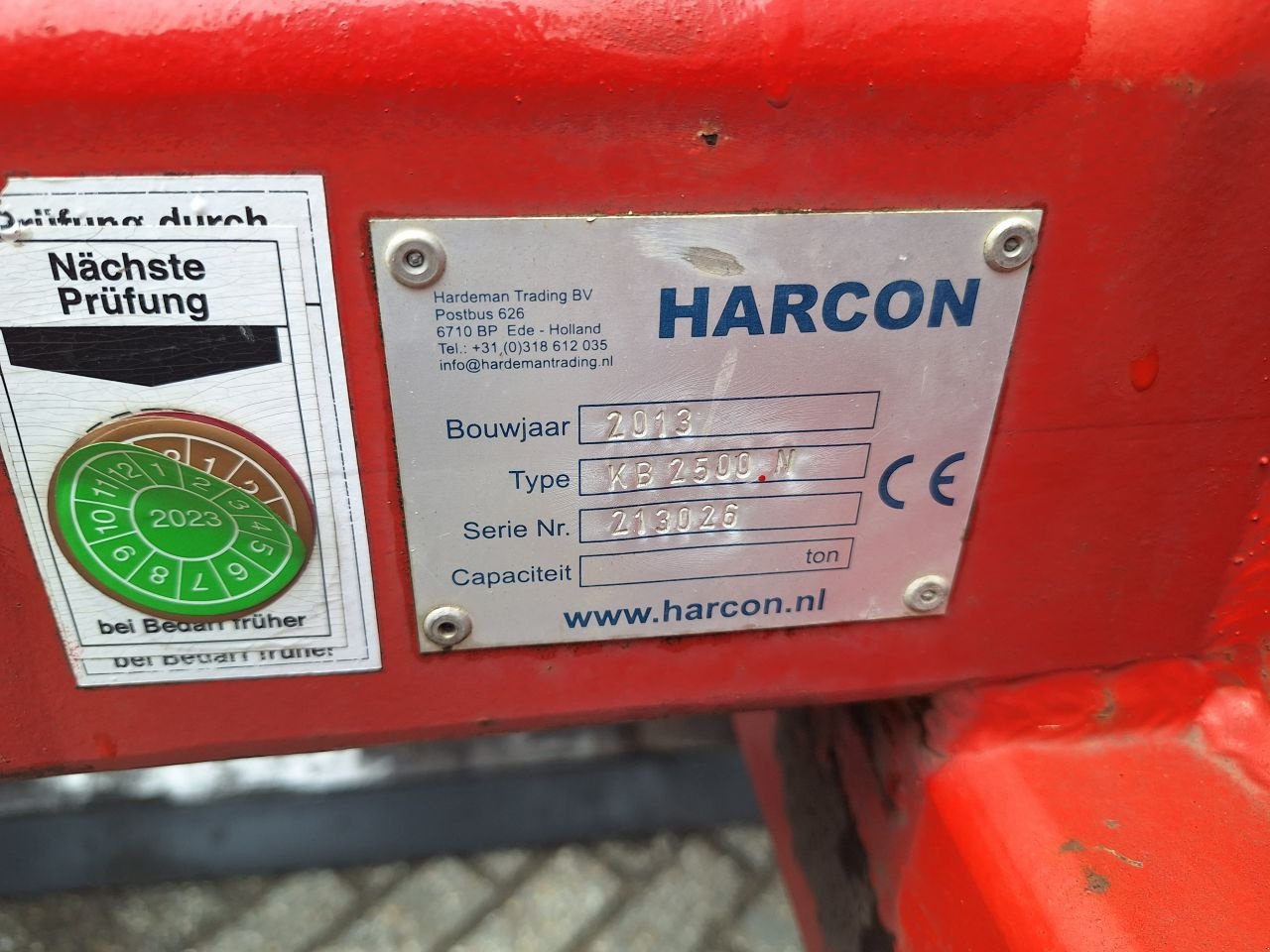 System zur Flächenvermessung des Typs Sonstige Harcon KB 2500 M 100, Gebrauchtmaschine in Didam (Bild 10)