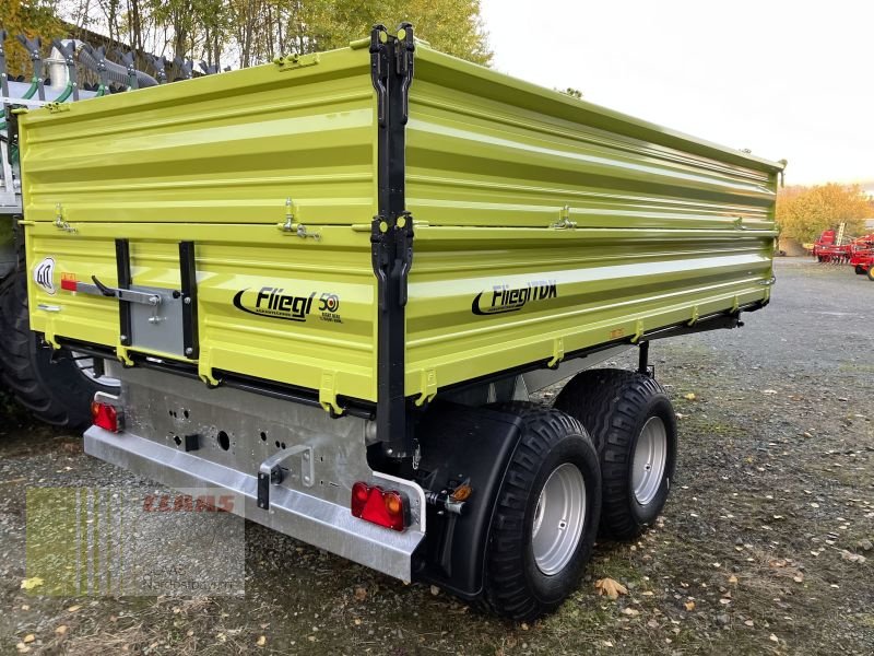 Tandemkipper des Typs Fliegl TDK 100 VR FOX *15 JAHRE CNOB*, Neumaschine in Gefrees (Bild 8)