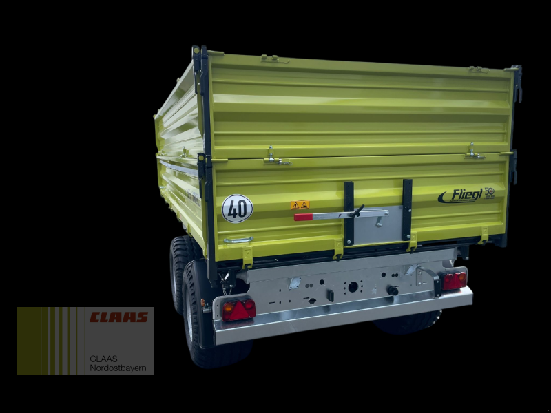 Tandemkipper del tipo Fliegl TDK 140 FOX TANDEM, Neumaschine In Cham (Immagine 8)