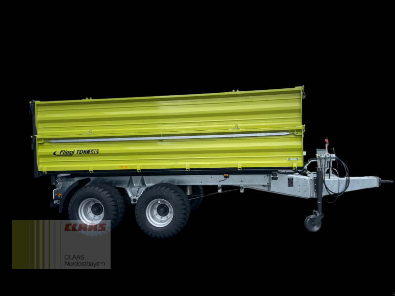 Tandemkipper del tipo Fliegl TDK 140 VR FOX TANDEM, Neumaschine In Hof (Immagine 1)