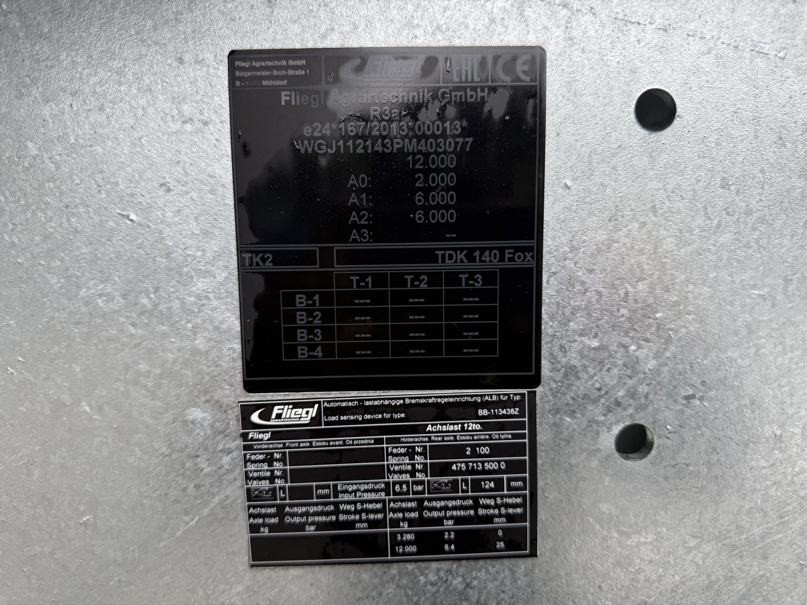 Tandemkipper typu Fliegl TDK 140, Neumaschine v Neureichenau (Obrázek 10)