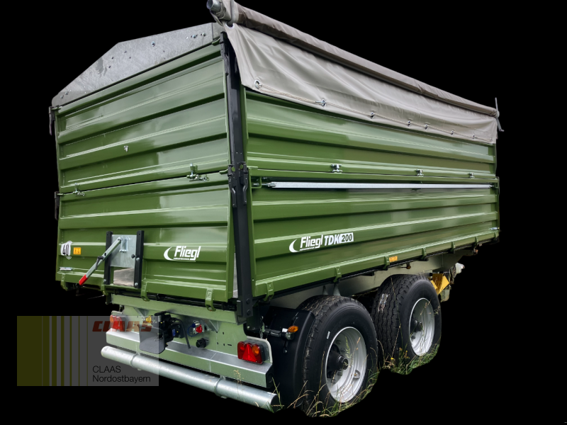Tandemkipper του τύπου Fliegl TDK 200 PROFI XL HELLGRÜN, Neumaschine σε Hof (Φωτογραφία 5)