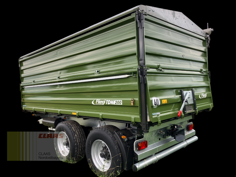 Tandemkipper του τύπου Fliegl TDK 200 PROFI XL HELLGRÜN, Neumaschine σε Hof (Φωτογραφία 8)