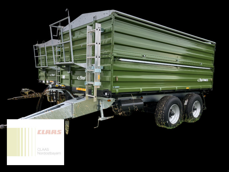 Tandemkipper typu Fliegl TDK 200 PROFI XL HELLGRÜN, Neumaschine w Hof