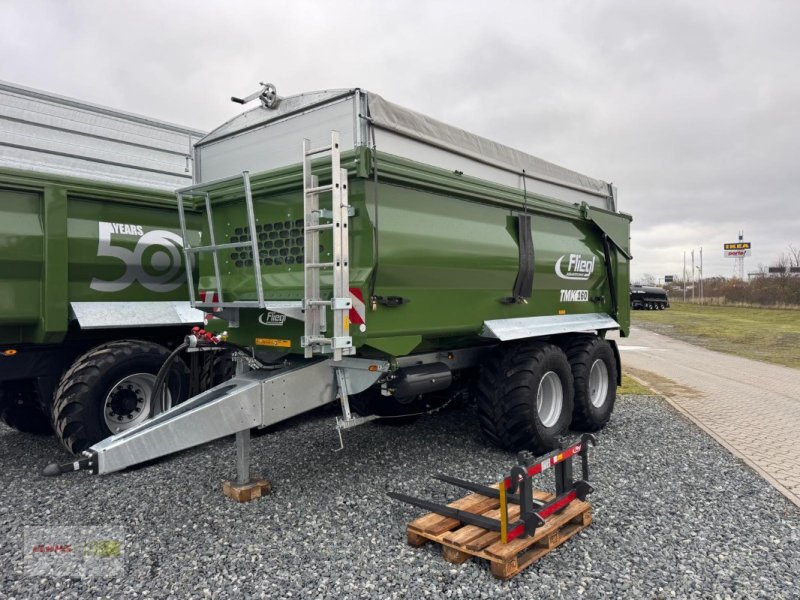 Tandemkipper des Typs Fliegl TMK 160 FOX, Neumaschine in Schwülper