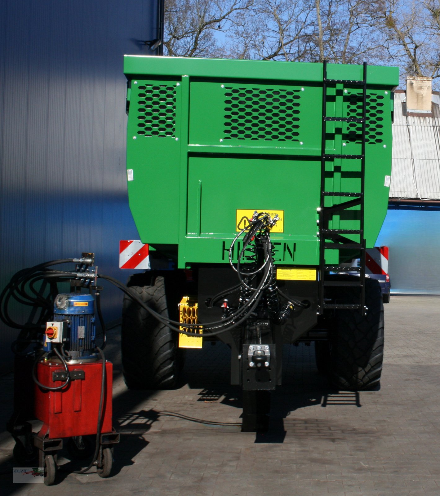 Tandemkipper typu Hilken Tandem-Muldenkipper MKR5500, Häckselaufsätze 800mm, Hardox-Boden, 560/60R22,5, Neumaschine v Vorwerk (Obrázek 6)