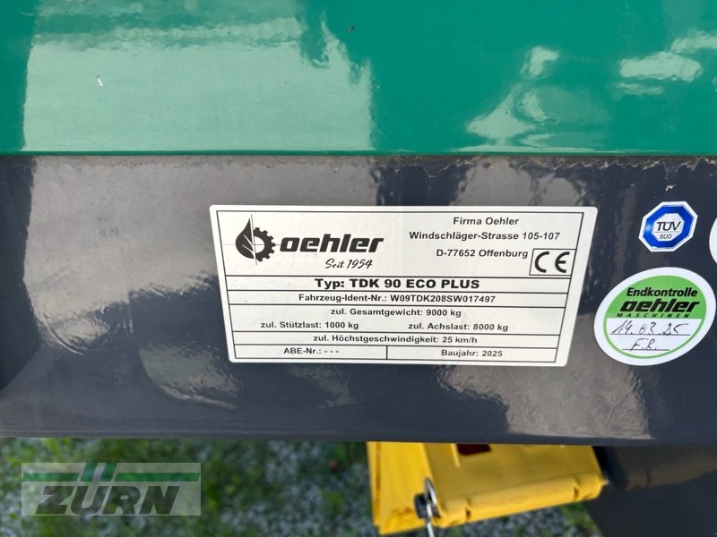Tandemkipper za tip Oehler OL TDK 90 Eco Plus, Gebrauchtmaschine u Neresheim-Ohmenheim (Slika 5)