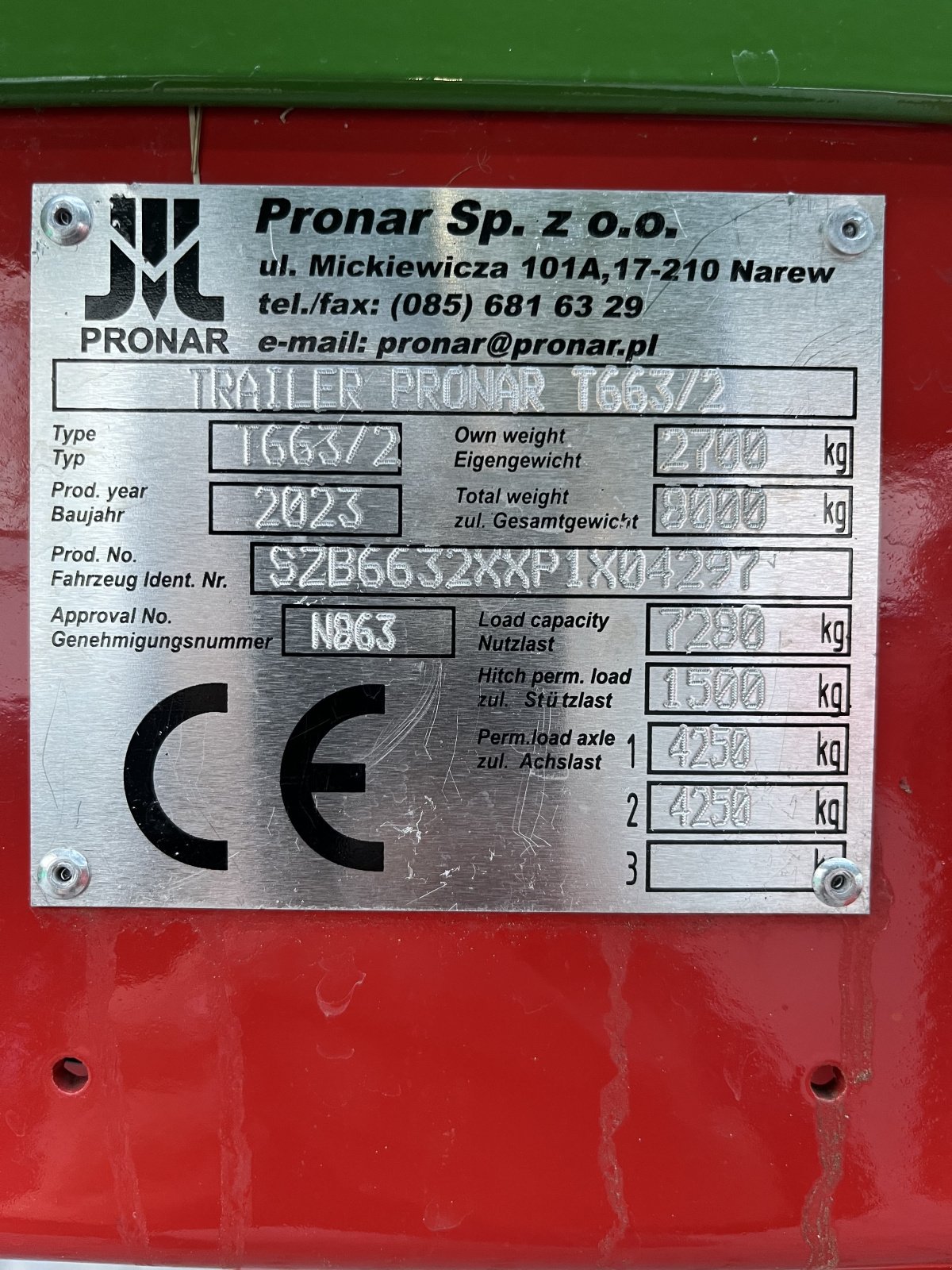 Tandemkipper a típus PRONAR T663/2, Neumaschine ekkor: Schesslitz (Kép 7)