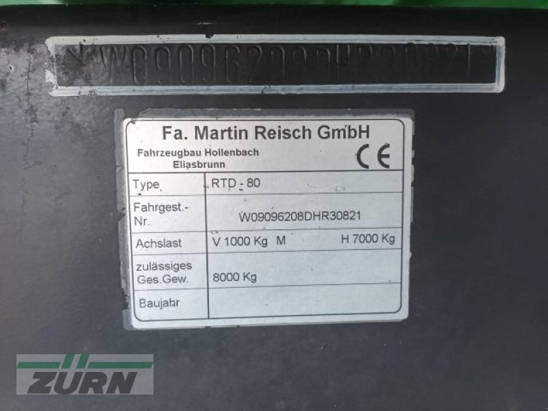 Tandemkipper типа Reisch RDT 80, Gebrauchtmaschine в Merklingen (Фотография 20)