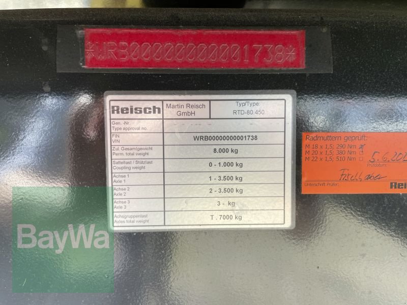 Tandemkipper du type Reisch RTD-80.450, Gebrauchtmaschine en Schwäbisch Gmünd - Herlikofen (Photo 4)