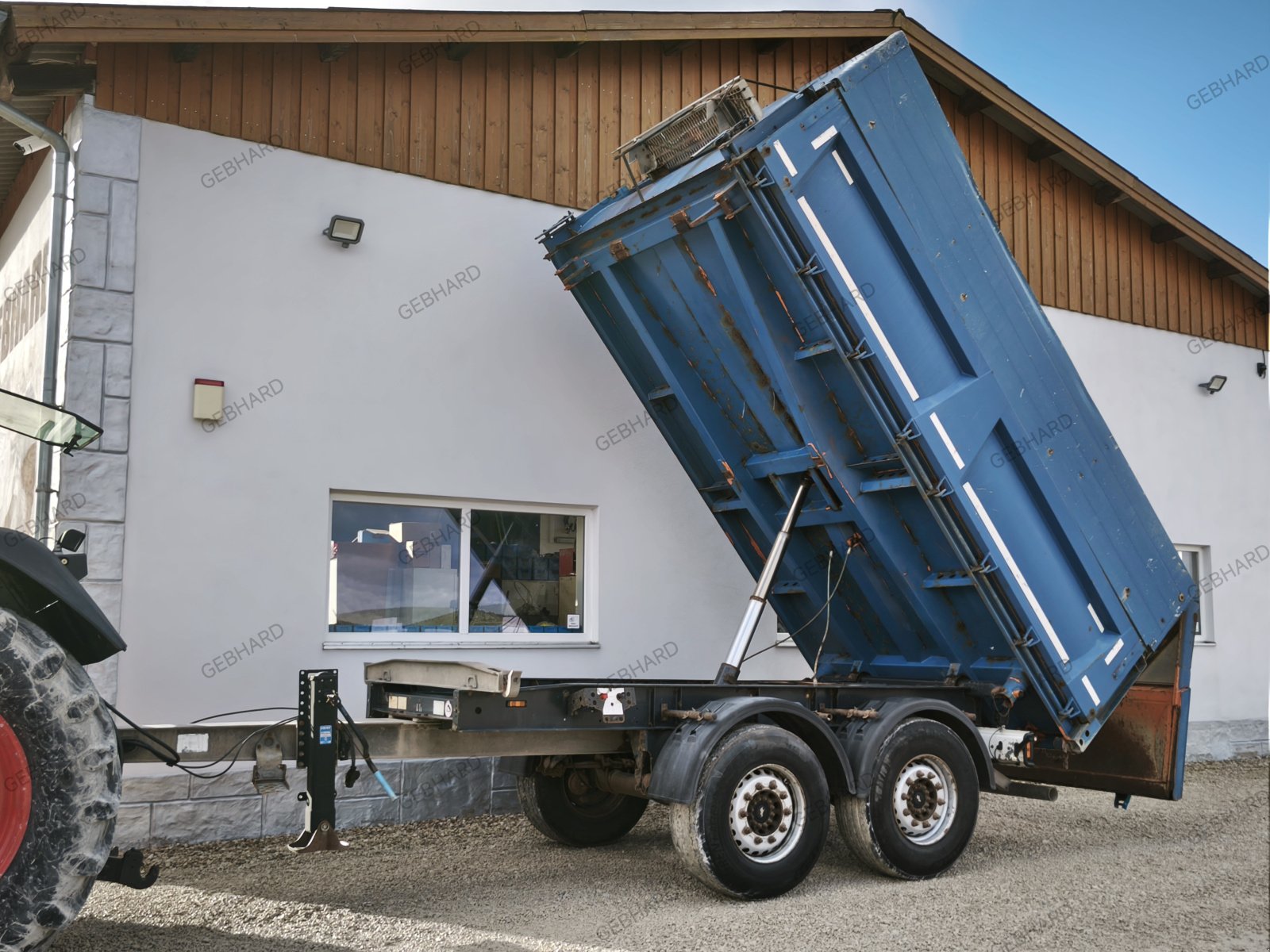 Tandemkipper des Typs Schmitz 18 Tonnen Tandemkipper Dreiseitenkipper 18 Tonnen Lkw- Anhänger, Gebrauchtmaschine in Großschönbrunn (Bild 2)