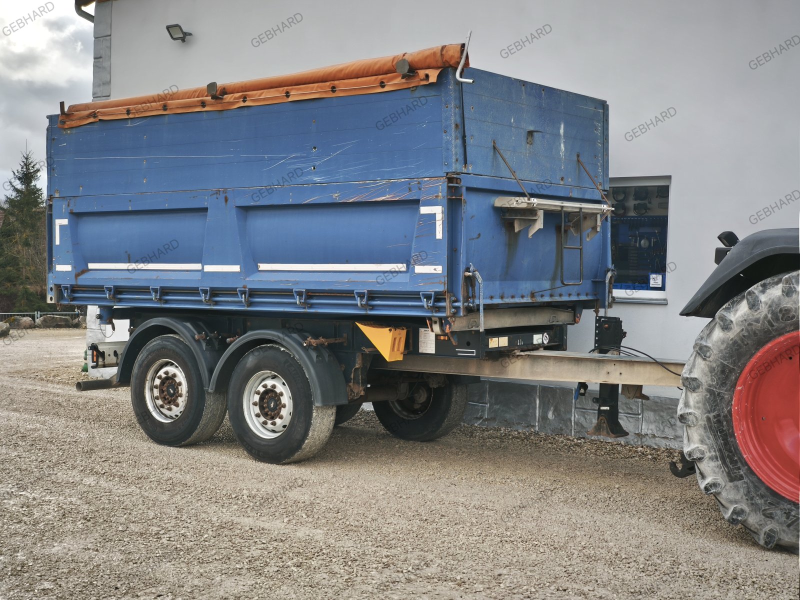 Tandemkipper des Typs Schmitz 18 Tonnen Tandemkipper Dreiseitenkipper 18 Tonnen Lkw- Anhänger, Gebrauchtmaschine in Großschönbrunn (Bild 3)