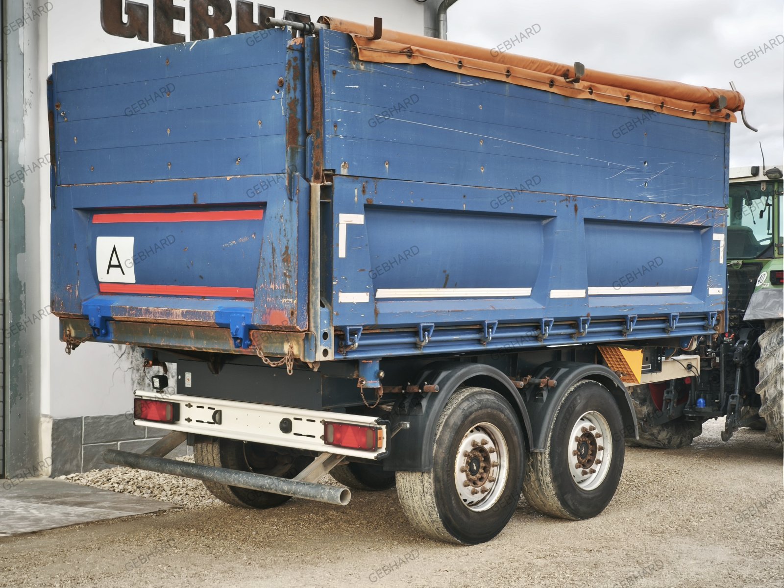 Tandemkipper des Typs Schmitz 18 Tonnen Tandemkipper Dreiseitenkipper 18 Tonnen Lkw- Anhänger, Gebrauchtmaschine in Großschönbrunn (Bild 8)