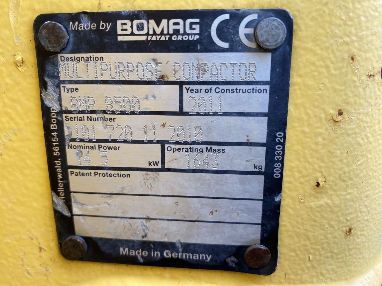 Tandemvibrationswalze типа Bomag BMP 8500, Gebrauchtmaschine в Skive (Фотография 10)