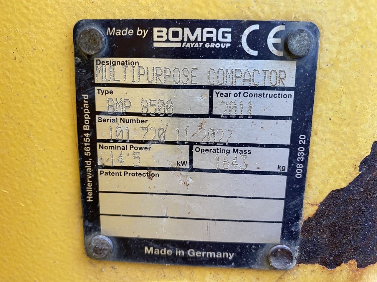 Tandemvibrationswalze типа Bomag BMP 8500, Gebrauchtmaschine в Skive (Фотография 10)