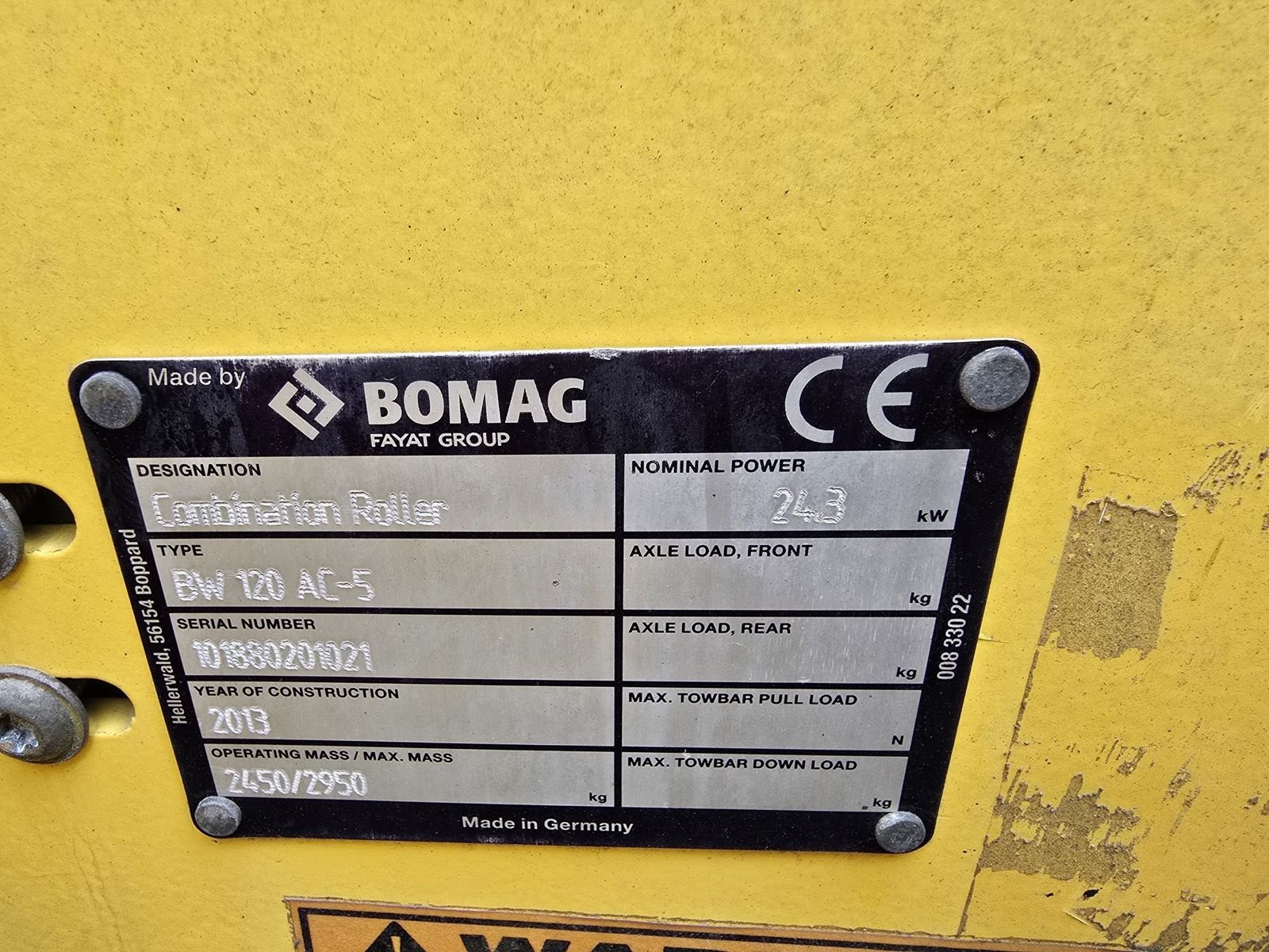Tandemvibrationswalze typu Bomag BW120 AC-5, Gebrauchtmaschine w Gabersdorf (Zdjęcie 7)