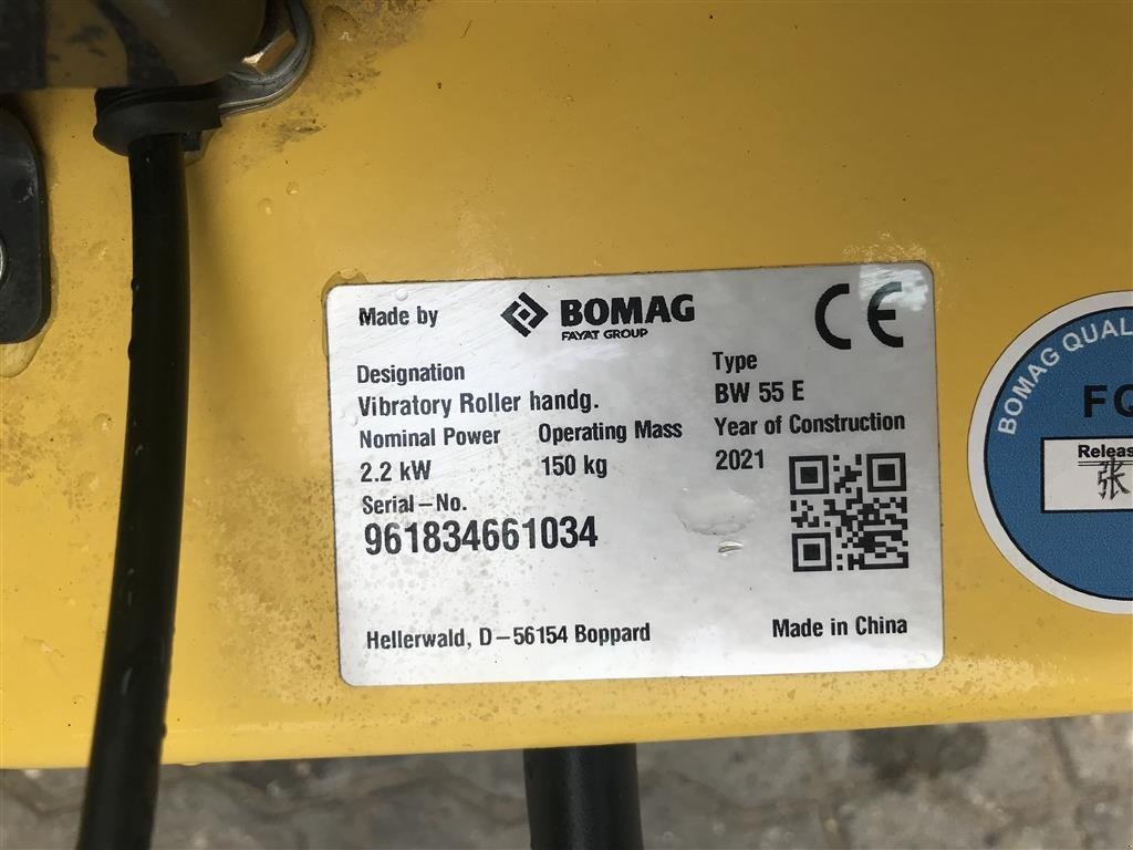 Tandemvibrationswalze typu Bomag BW55E DEMO kun kørt få gange, Gebrauchtmaschine v Rønnede (Obrázek 11)