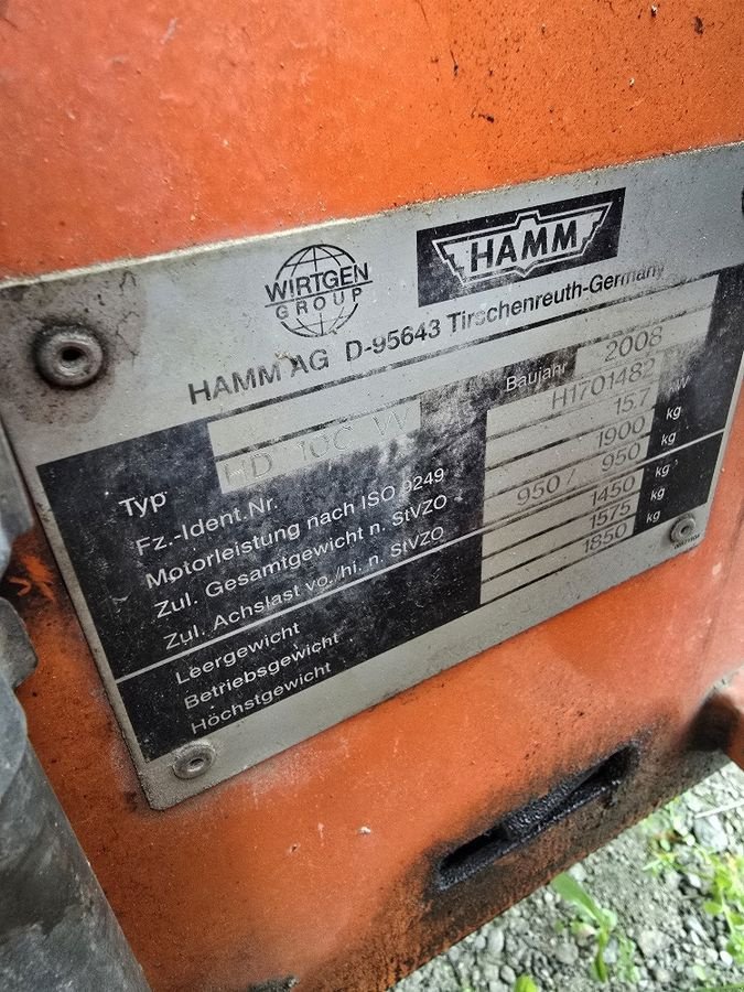 Tandemvibrationswalze van het type Hamm HD10C, Gebrauchtmaschine in Gabersdorf (Foto 5)