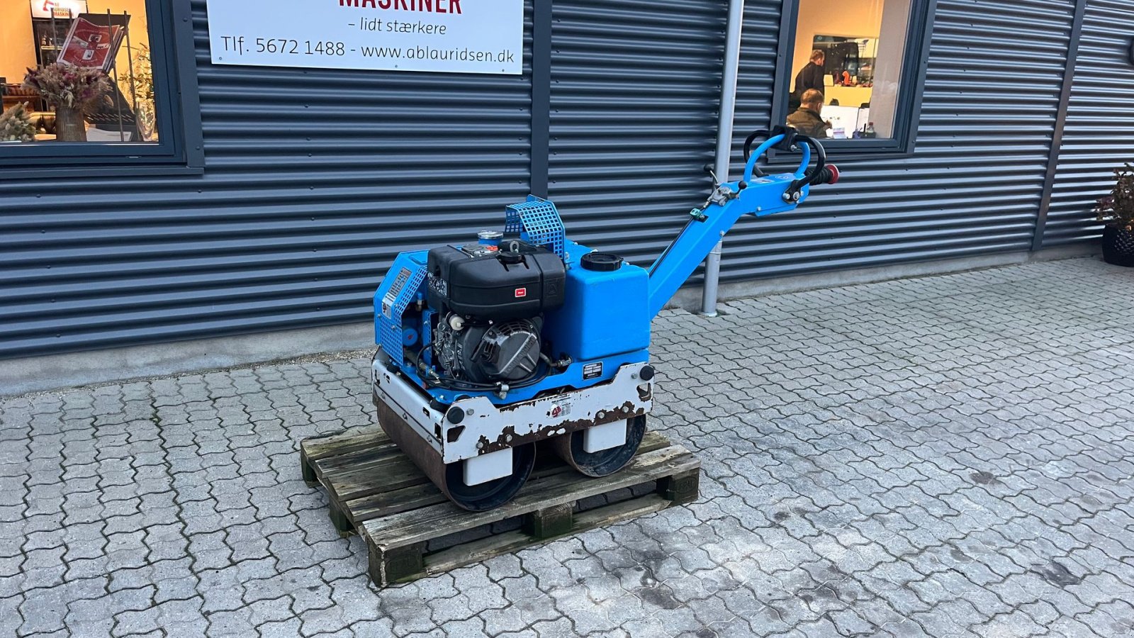Tandemvibrationswalze tipa Weber-Hydraulik DVH 550L 345kg glatvalset tromle, Gebrauchtmaschine u Rønnede (Slika 5)
