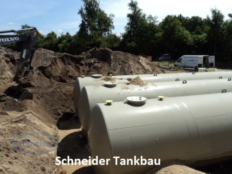 Tankanlage des Typs Alfred Schneider Tankbau Löschwasserbehälter einwandig, unterirdisch, Neumaschine in Söhrewald (Bild 1)