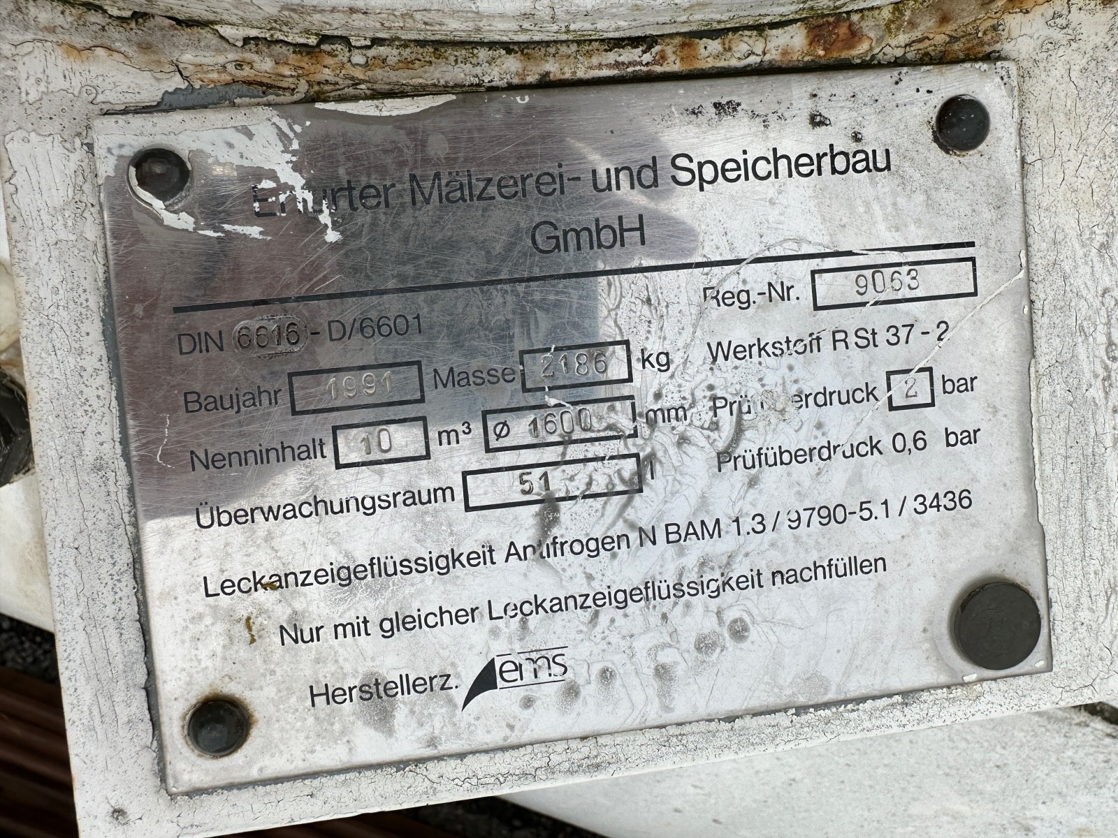Tankanlage typu EMS 10.000l, Gebrauchtmaschine w Dachwig (Zdjęcie 7)