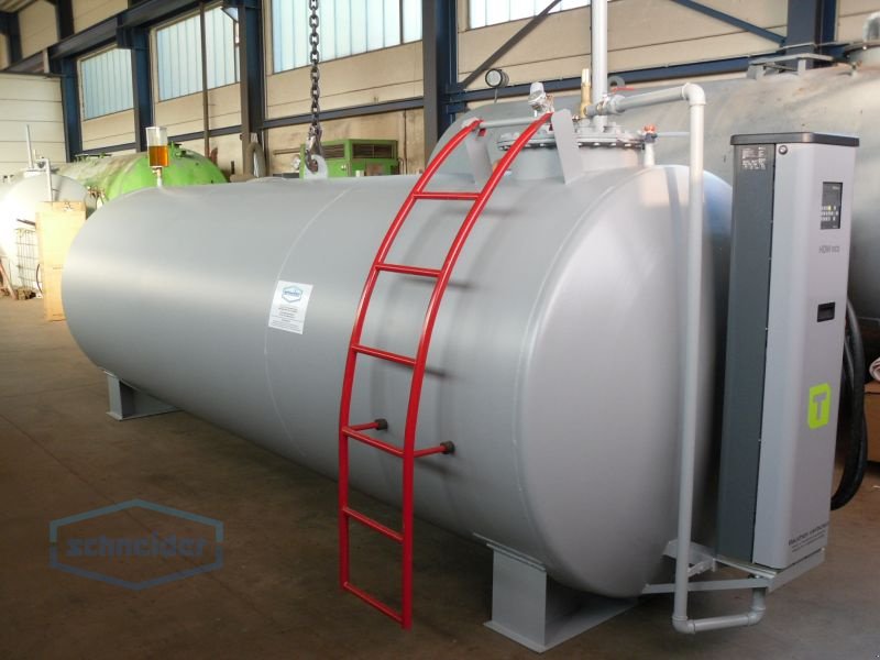 Tankanlage des Typs Schneider Dieseltank Heizöltank Stahltank mit Zapfsäule, Neumaschine in Söhrewald (Bild 4)