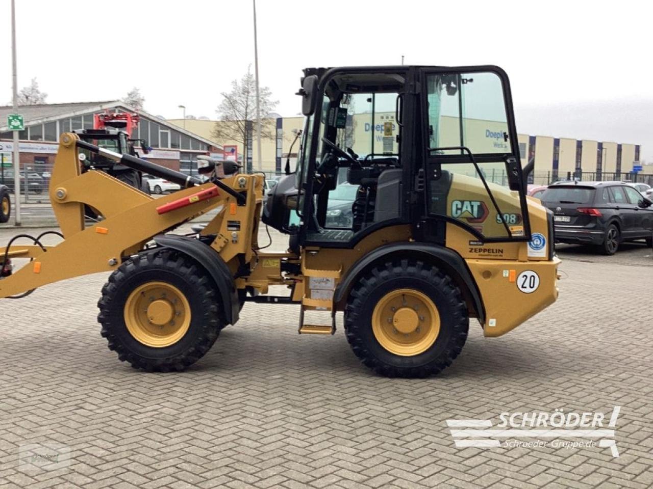 Teleradlader des Typs Caterpillar 908 HL-14, Neumaschine in Hemmoor (Bild 8)