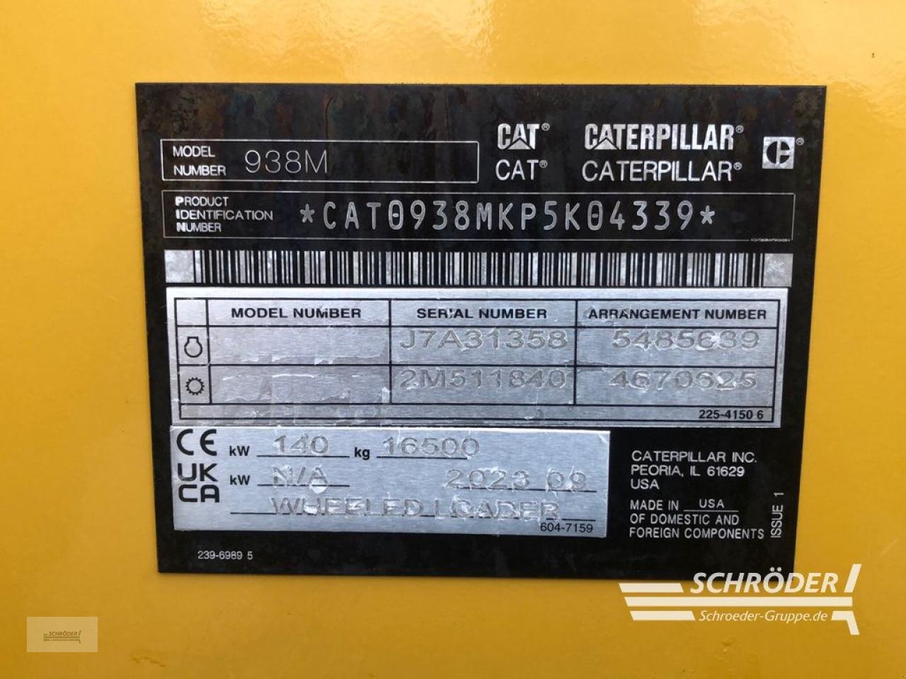 Teleradlader des Typs Caterpillar 938 HL, Neumaschine in Ahlerstedt (Bild 9)