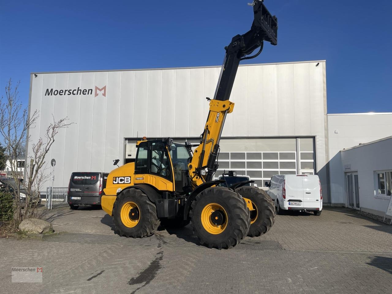Teleradlader del tipo JCB TM 420 S, Neumaschine In Tönisvorst (Immagine 1)