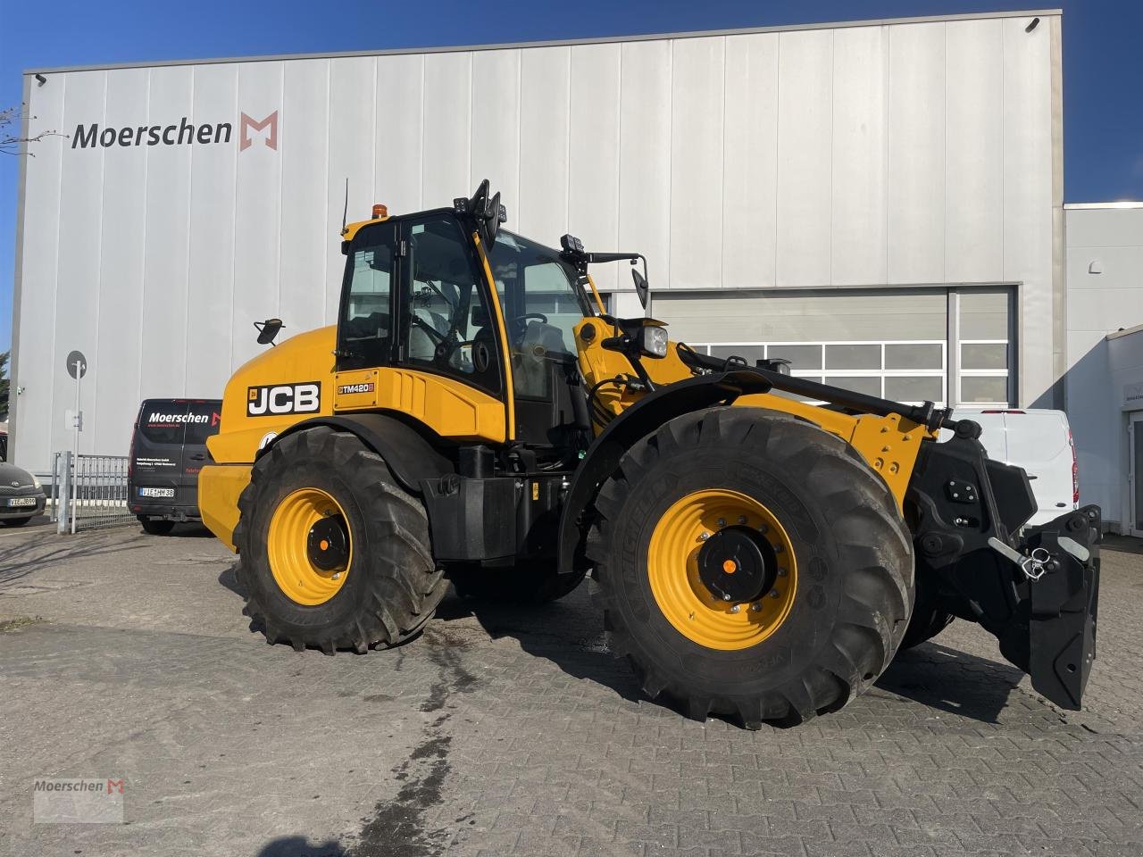 Teleradlader del tipo JCB TM 420 S, Neumaschine In Tönisvorst (Immagine 2)