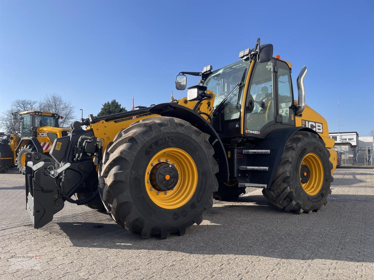 Teleradlader del tipo JCB TM 420 S, Neumaschine In Tönisvorst (Immagine 3)