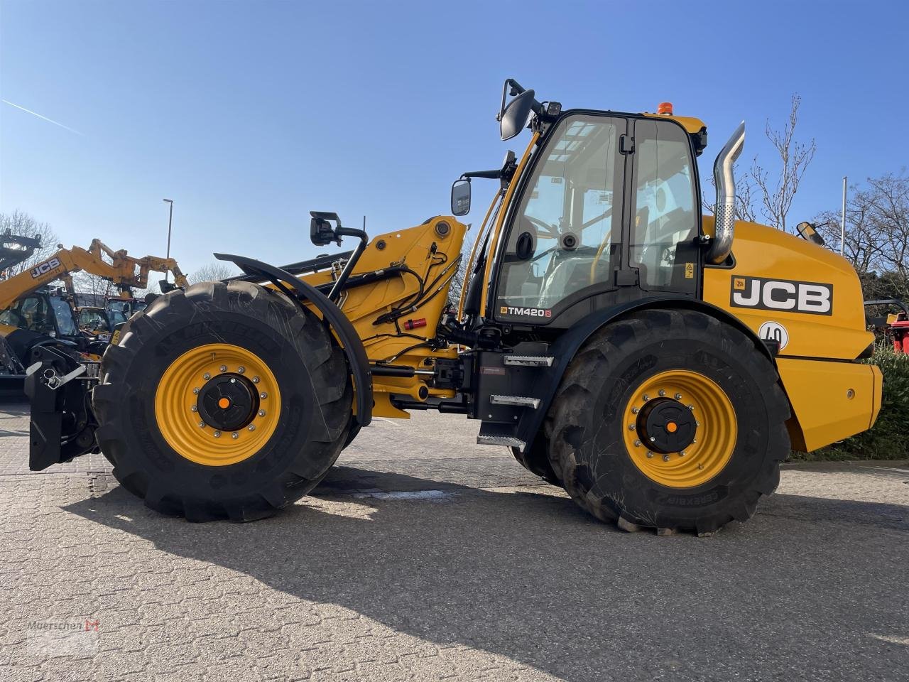 Teleradlader del tipo JCB TM 420 S, Neumaschine In Tönisvorst (Immagine 4)