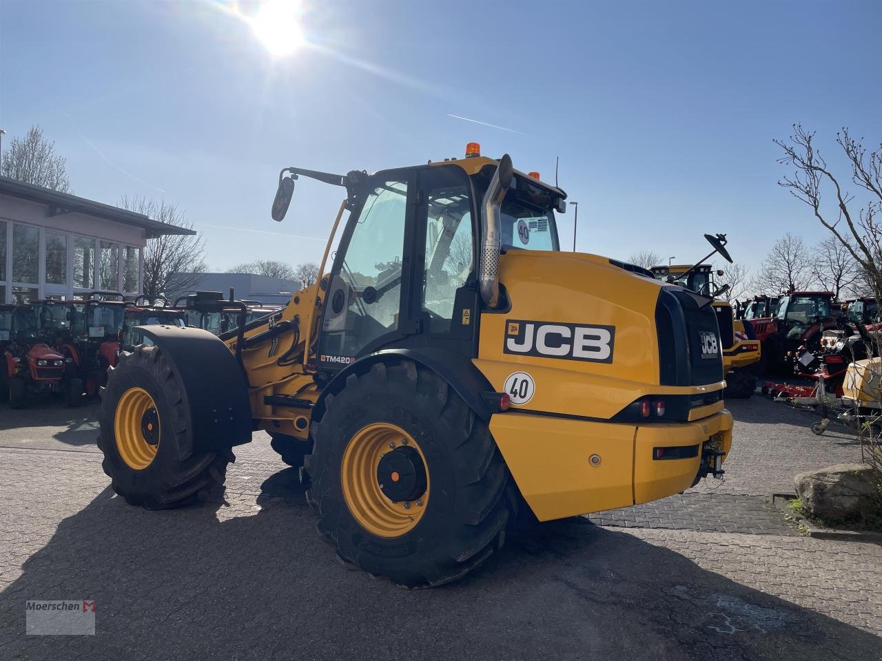 Teleradlader del tipo JCB TM 420 S, Neumaschine In Tönisvorst (Immagine 5)