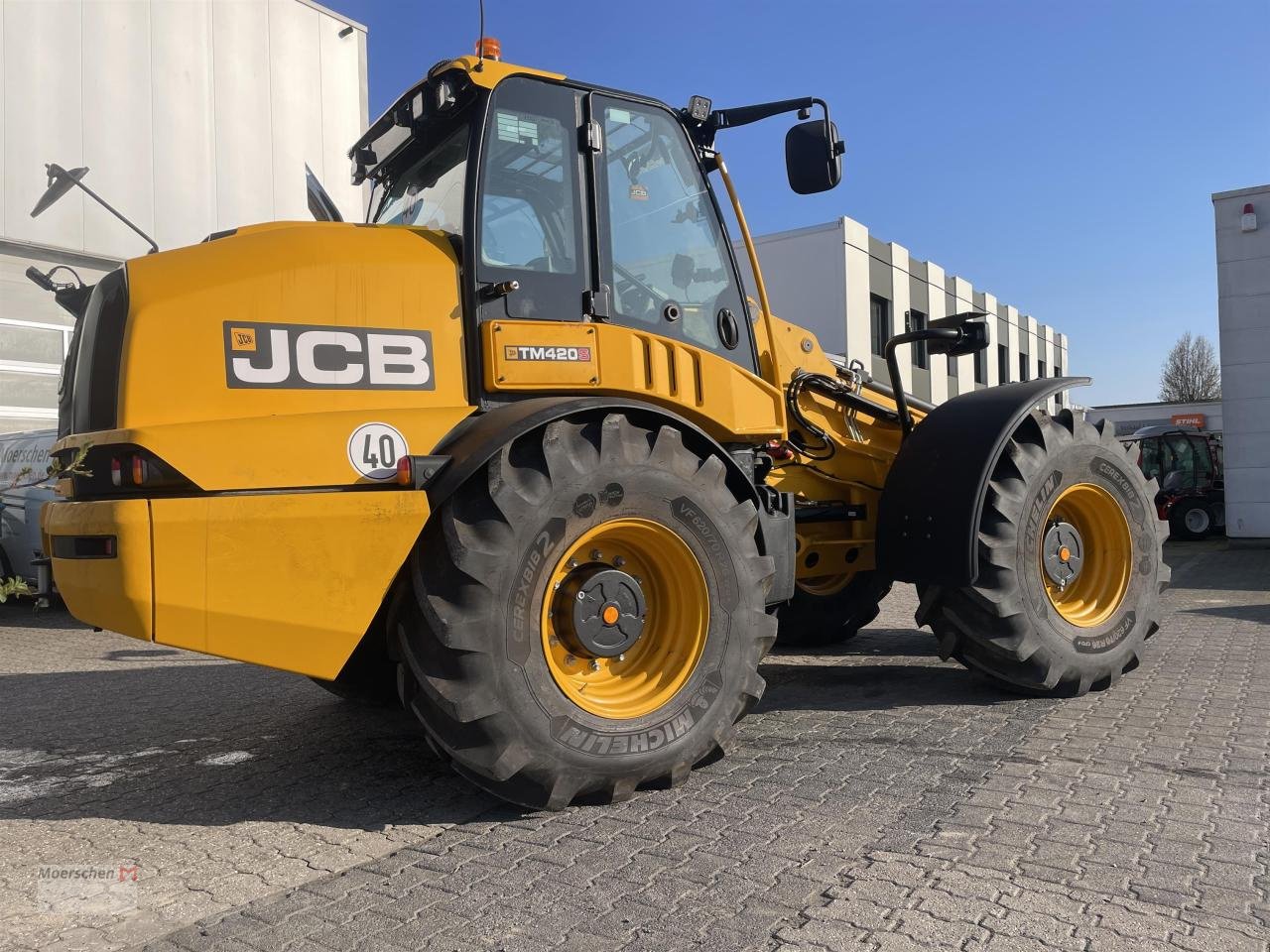 Teleradlader del tipo JCB TM 420 S, Neumaschine In Tönisvorst (Immagine 7)