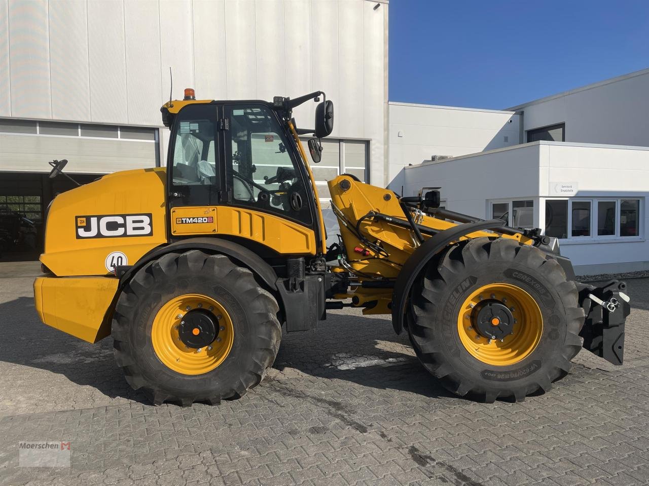 Teleradlader del tipo JCB TM 420 S, Neumaschine In Tönisvorst (Immagine 8)