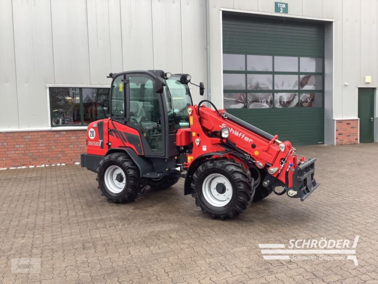 Teleradlader typu Schäffer 3650 T, Neumaschine w Twistringen (Zdjęcie 1)