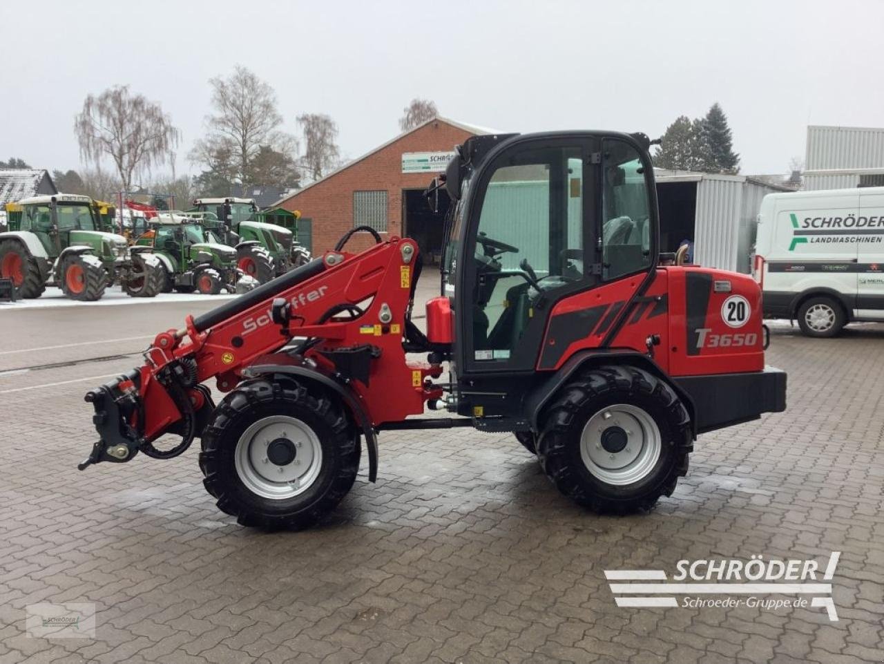 Teleradlader typu Schäffer 3650 T, Neumaschine w Twistringen (Zdjęcie 6)