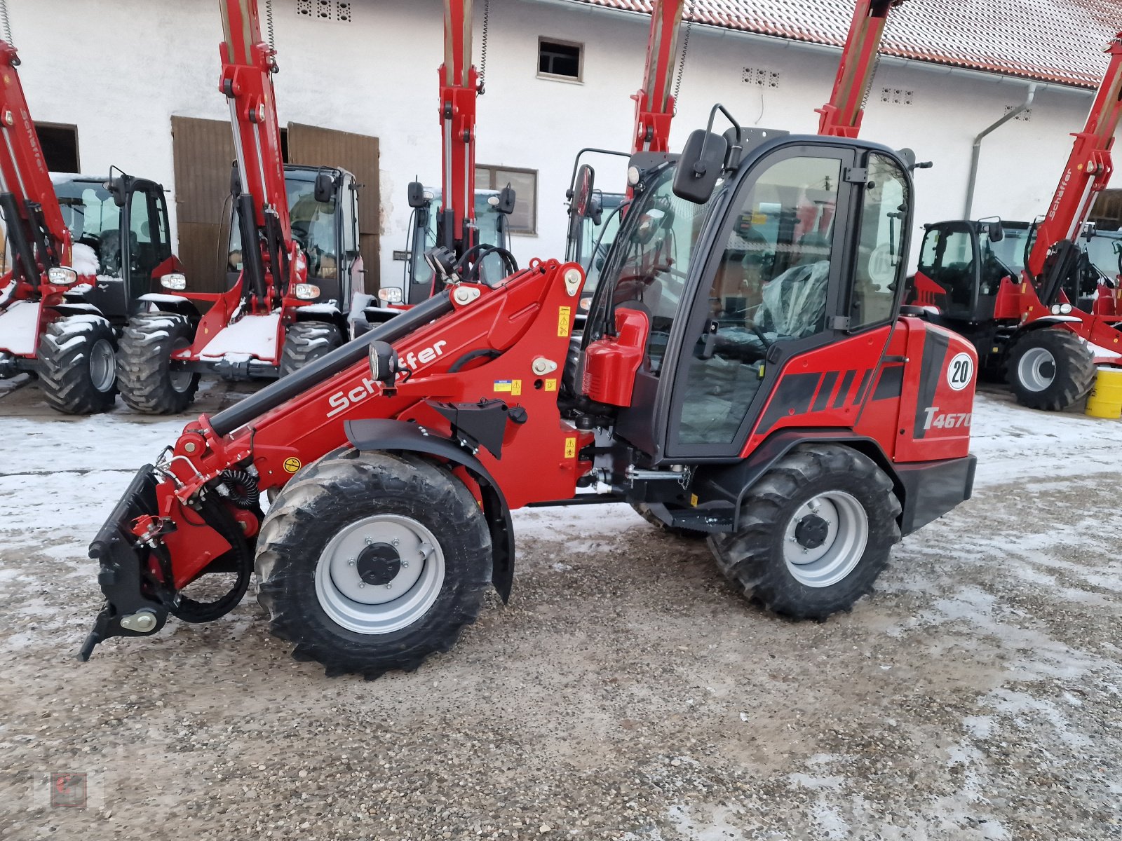 Teleradlader του τύπου Schäffer 4670 T-2, Neumaschine σε Gerolsbach (Φωτογραφία 2)