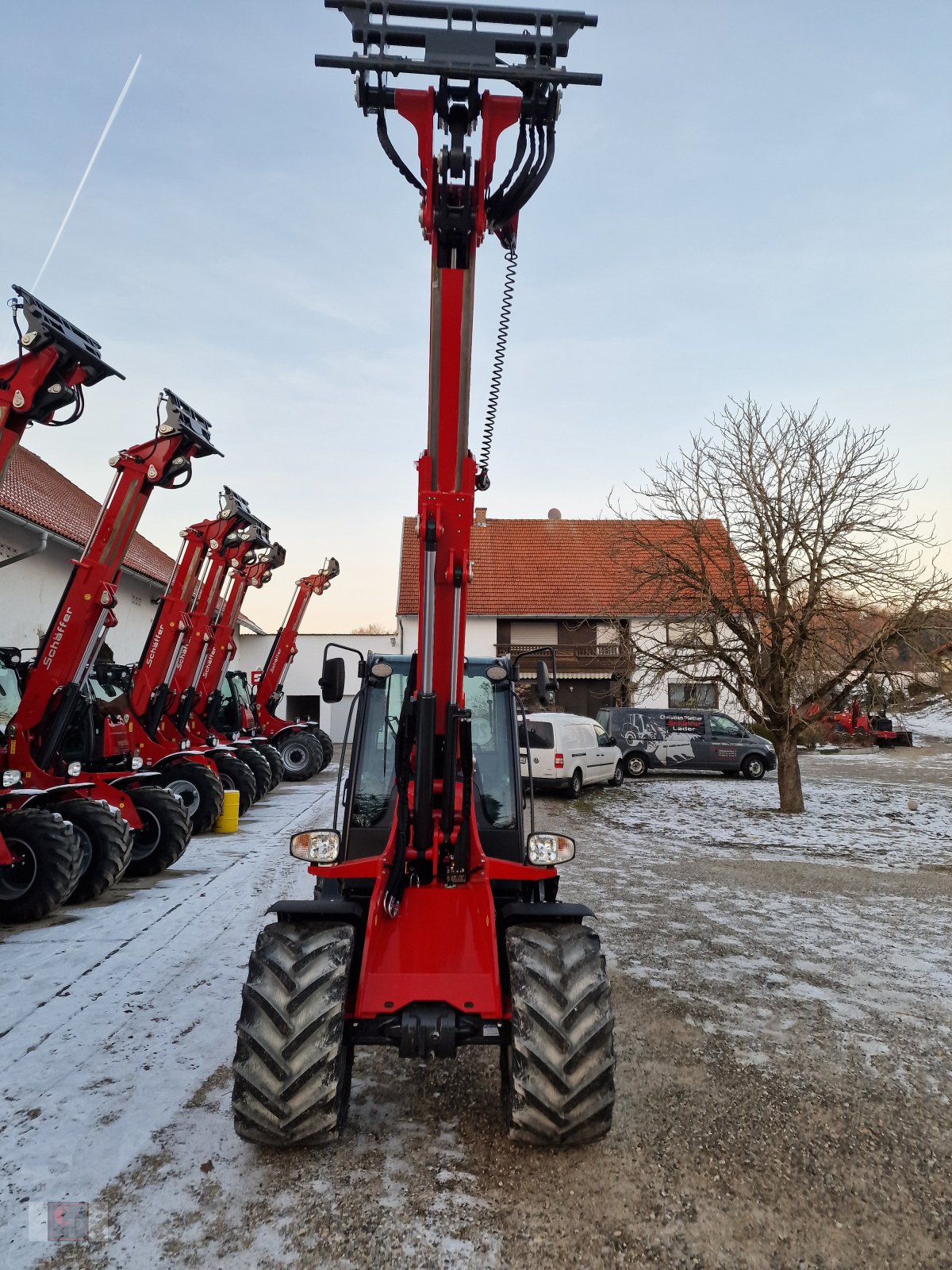 Teleradlader του τύπου Schäffer 4670 T-2, Neumaschine σε Gerolsbach (Φωτογραφία 9)