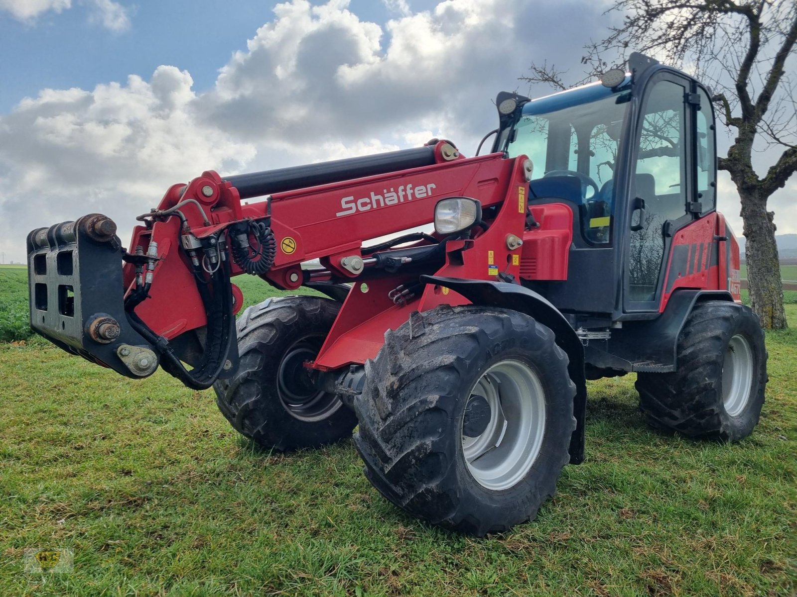 Teleradlader Türe ait Schäffer 4670 T, Gebrauchtmaschine içinde Willanzheim (resim 1)