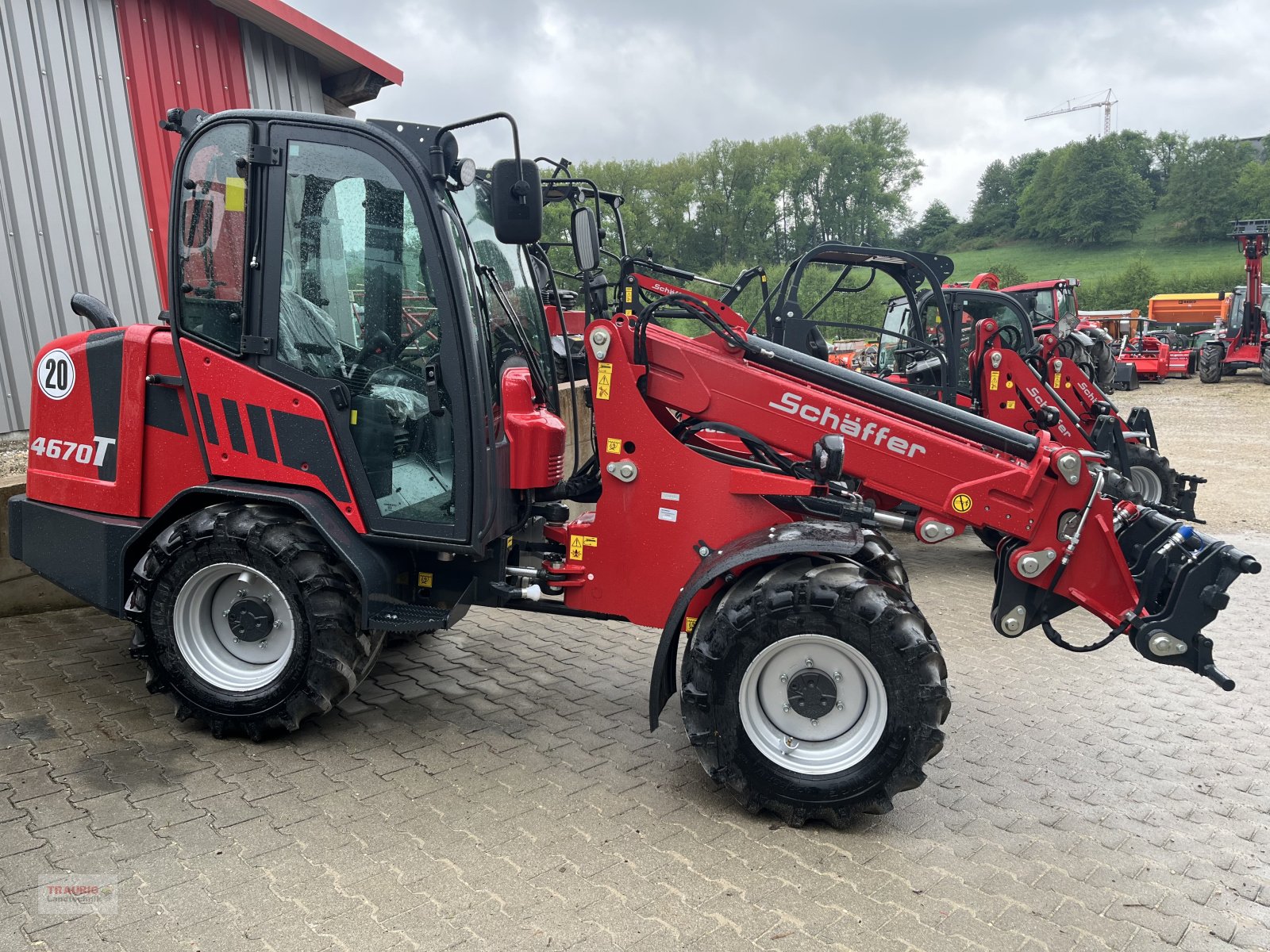 Teleradlader του τύπου Schäffer 4670 T, Neumaschine σε Mainburg/Wambach (Φωτογραφία 1)