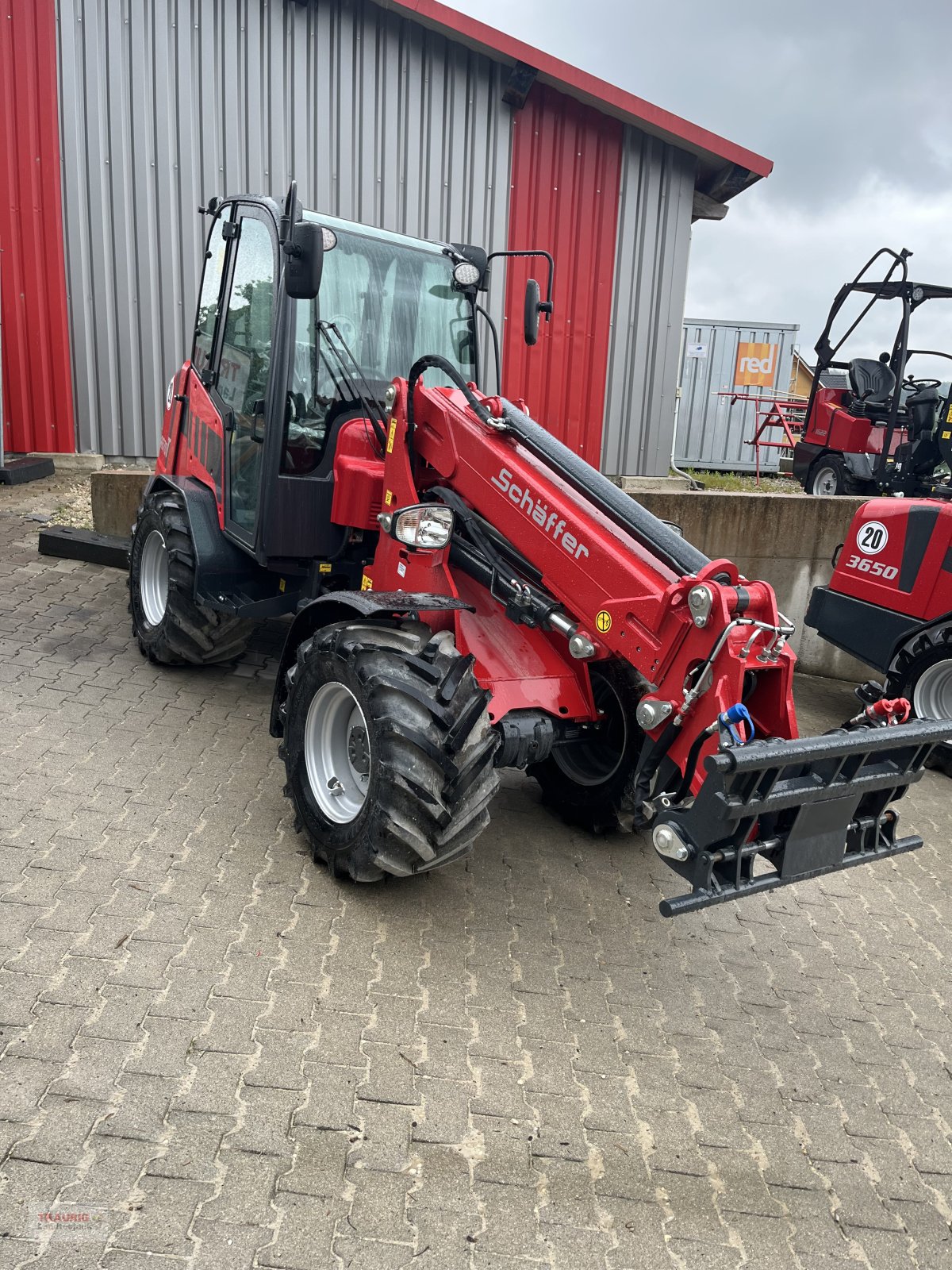 Teleradlader του τύπου Schäffer 4670 T, Neumaschine σε Mainburg/Wambach (Φωτογραφία 2)