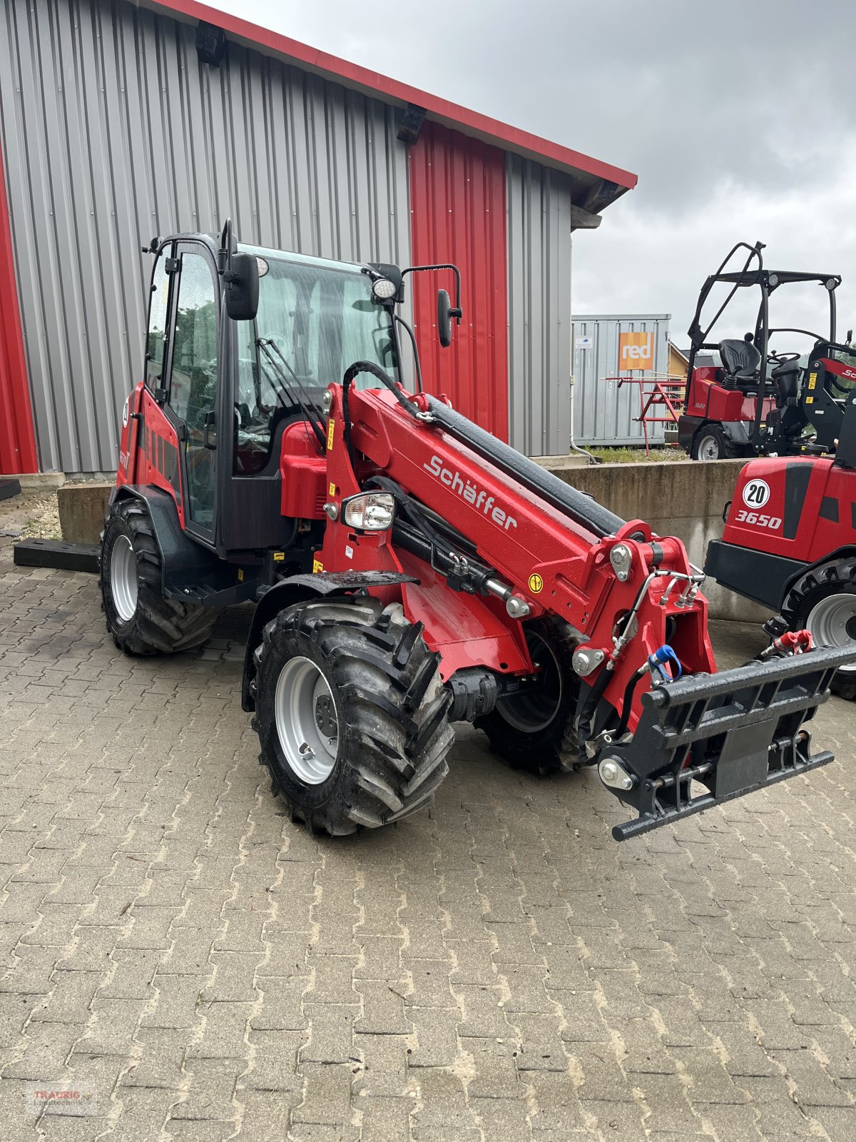 Teleradlader του τύπου Schäffer 4670 T, Neumaschine σε Mainburg/Wambach (Φωτογραφία 3)