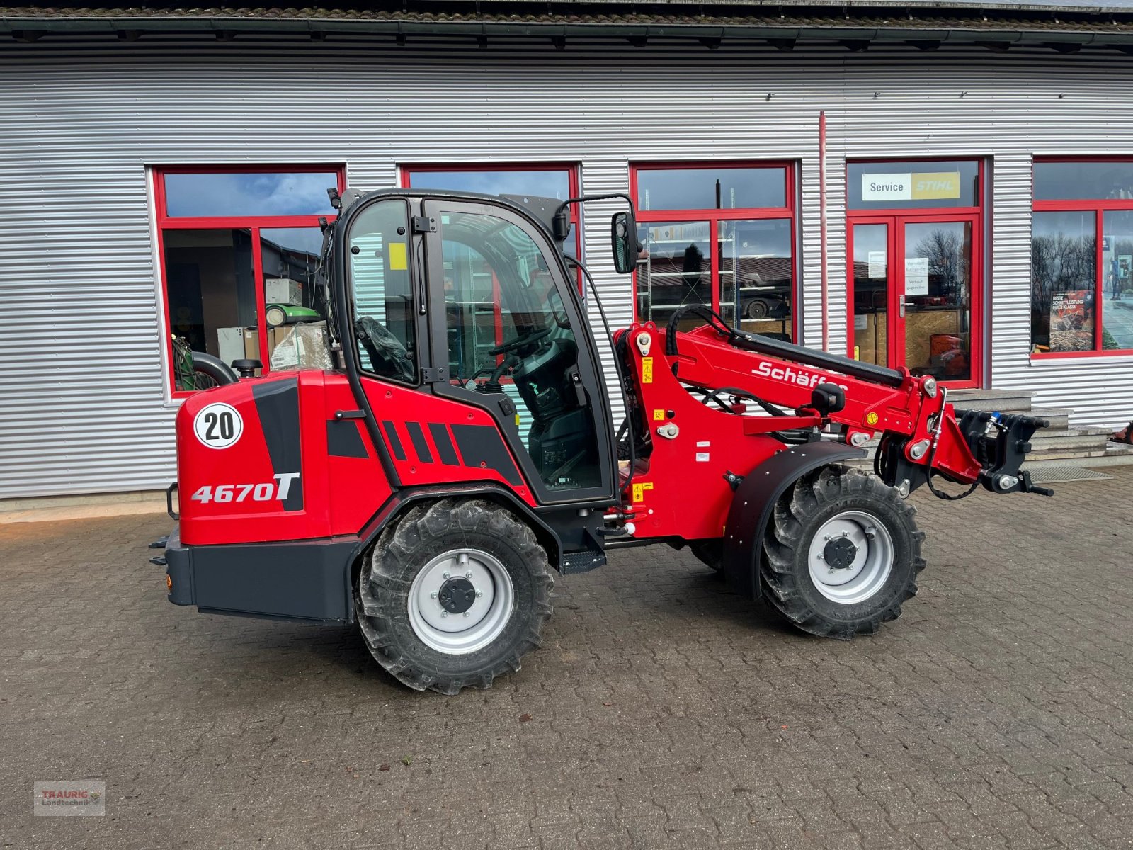 Teleradlader от тип Schäffer 4670 T, Neumaschine в Mainburg/Wambach (Снимка 1)