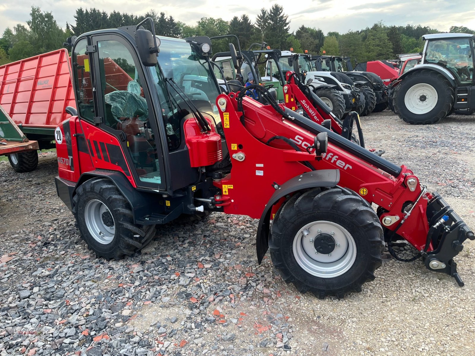 Teleradlader типа Schäffer 4670 T, Neumaschine в Mainburg/Wambach (Фотография 5)